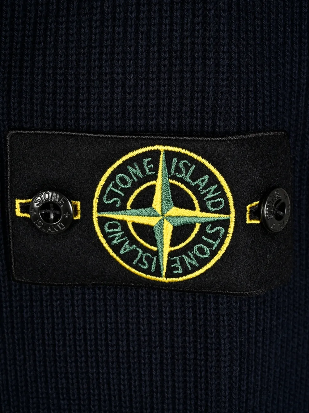 Stone Island Trui met Compass-logopatch Blauw