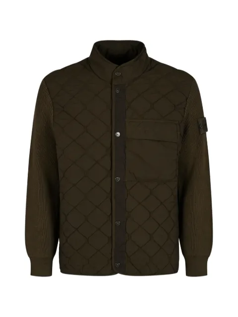 Stone Island quilted high-neck jacket