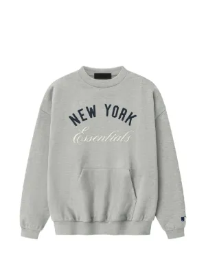 FEAR OF GOD ESSENTIALS embroidered-logo Sweatshirt | Green | FARFETCH