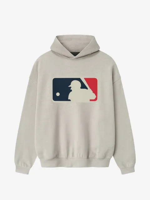 FEAR OF GOD ESSENTIALS logo-patch drop-shoulder hoodie