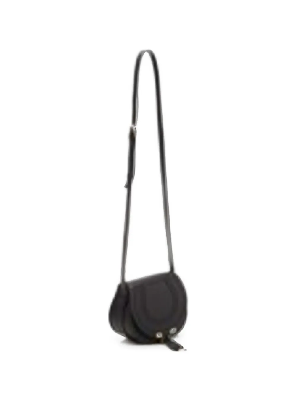 Chloé small Marcie grained leather cross body bag - Black
