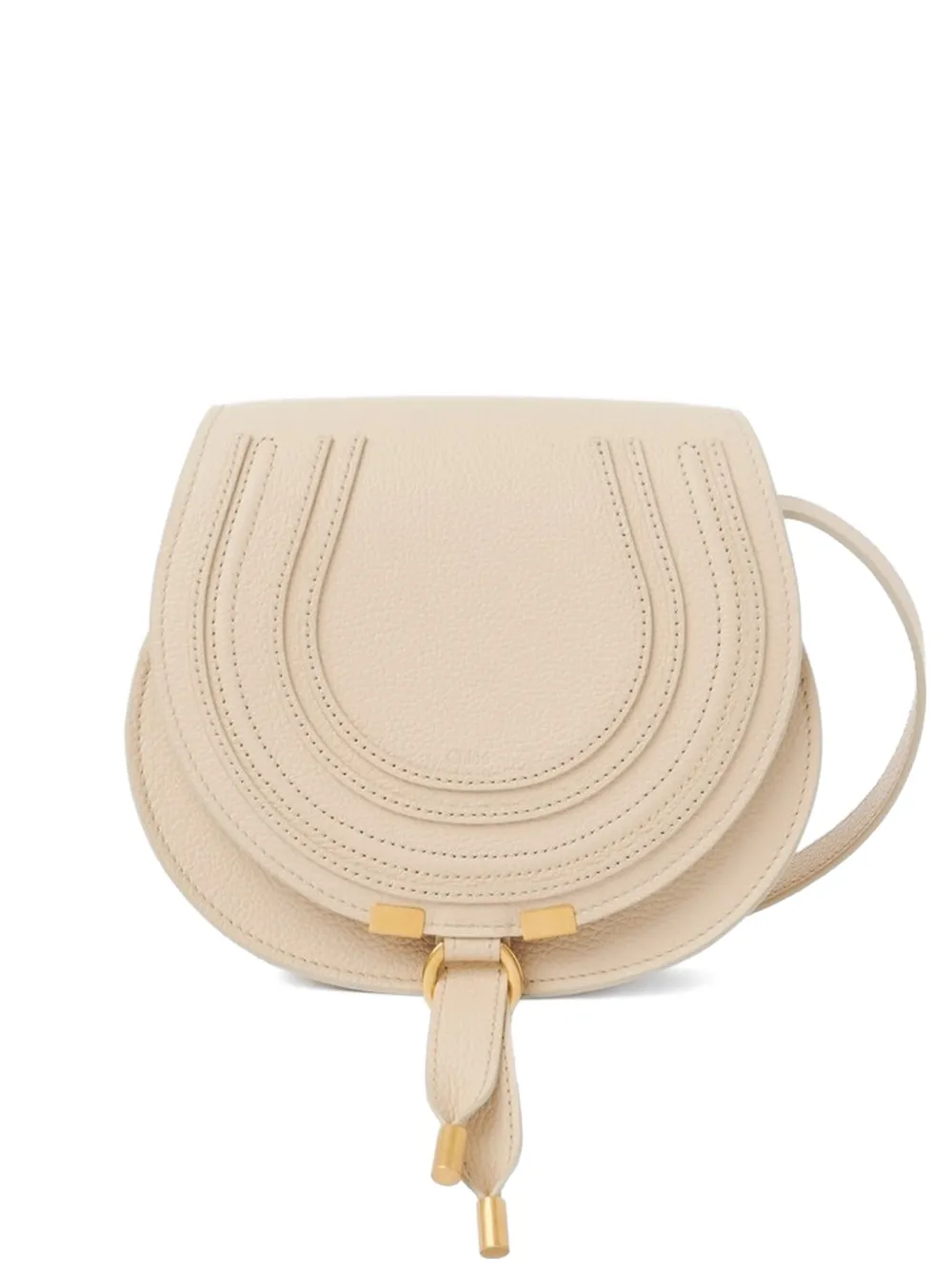 Chloé Marcie small saddle bag - Toni neutri