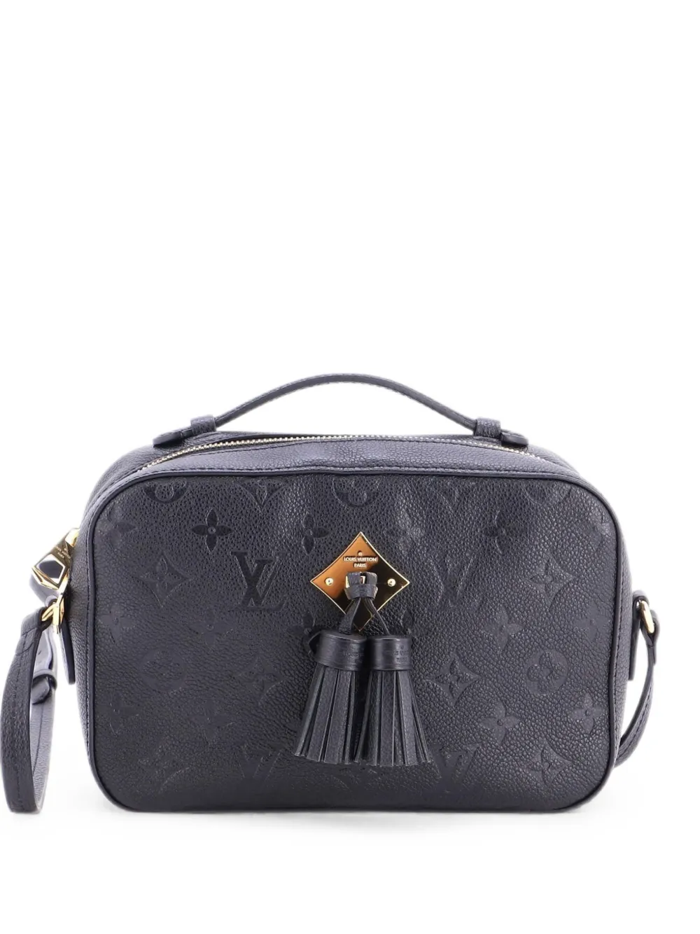 Louis Vuitton Pre-Owned Saintonge Monogram Empreinte Umhängetasche - Schwarz