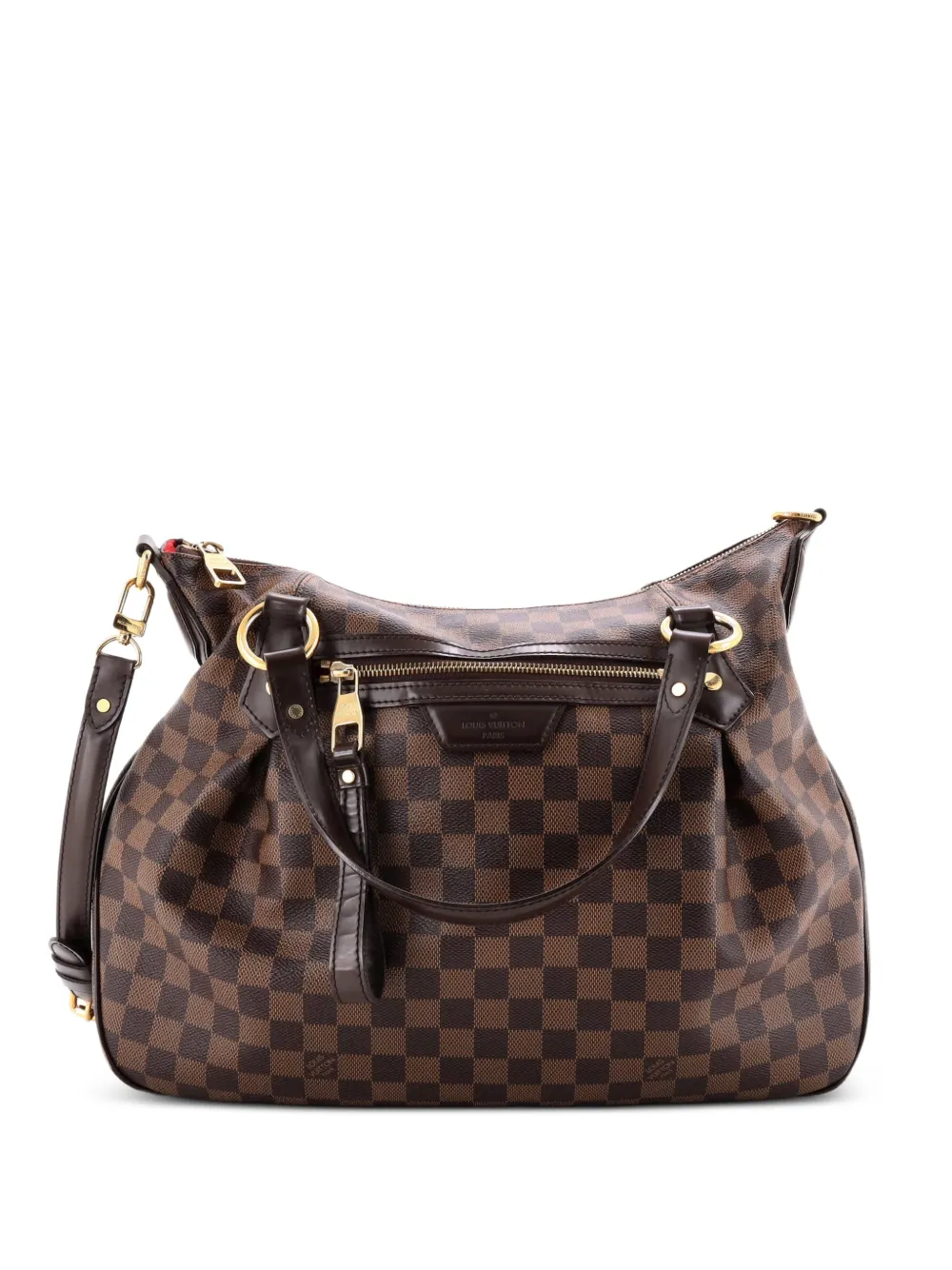 Louis Vuitton Pre-Owned Borsa a mano Evora MM in tela Damier - Marrone