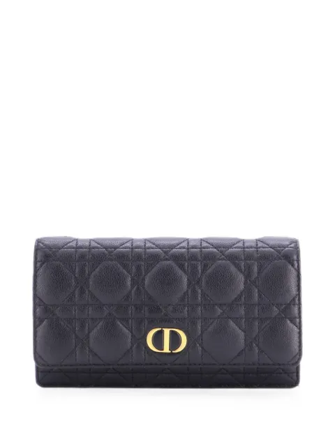 Christian Dior Pre-Owned Caro Pouch with Chain Cannage Quilt Calfskin belt bag