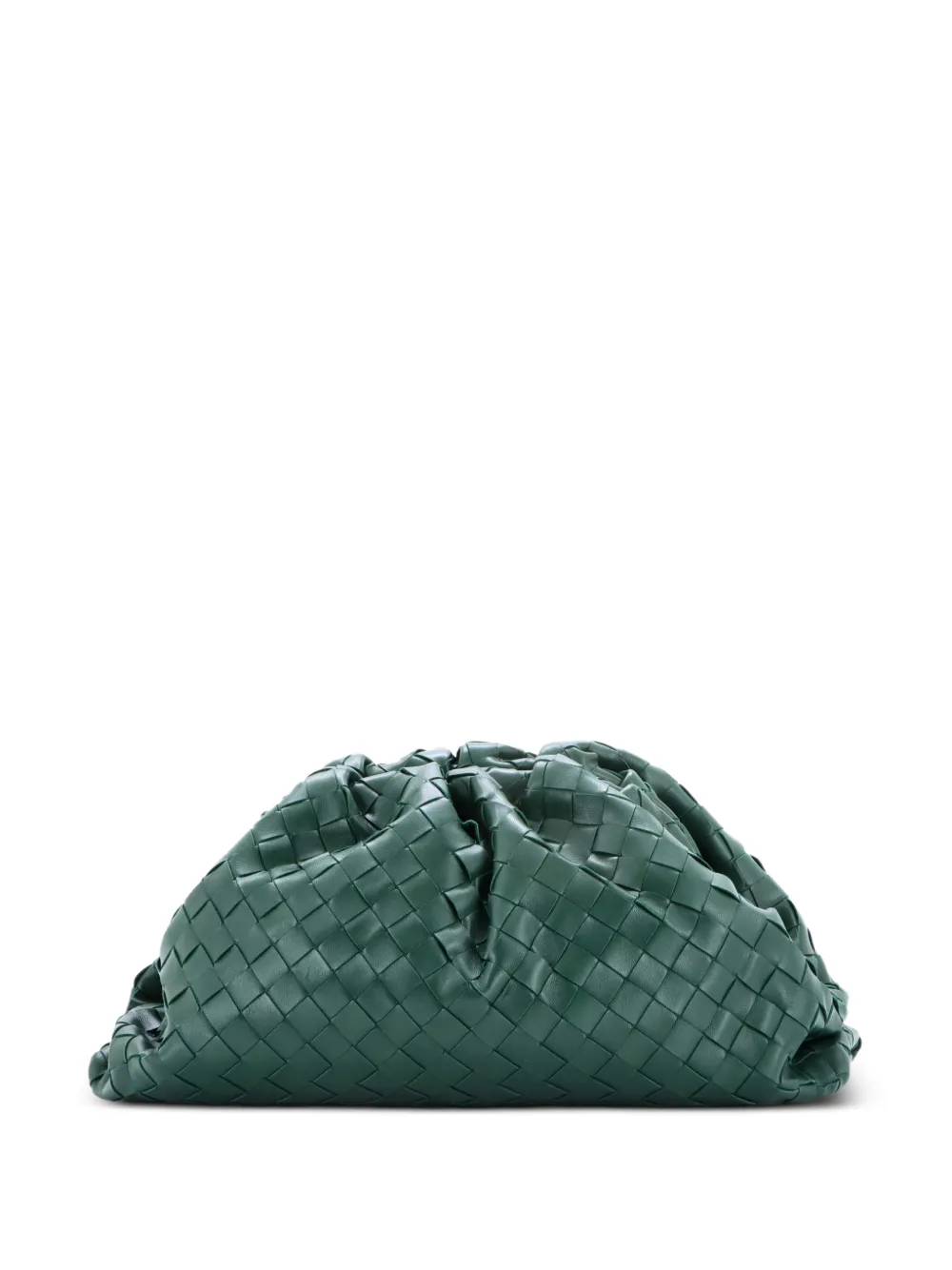Bottega Veneta Pre-Owned Clutch The Pouch Intrecciato in nappa - Verde
