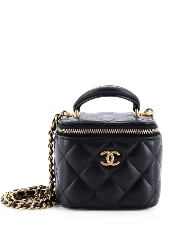 CHANEL Pre-Owned クラシック トップハンドル バニティケース ウィズ 