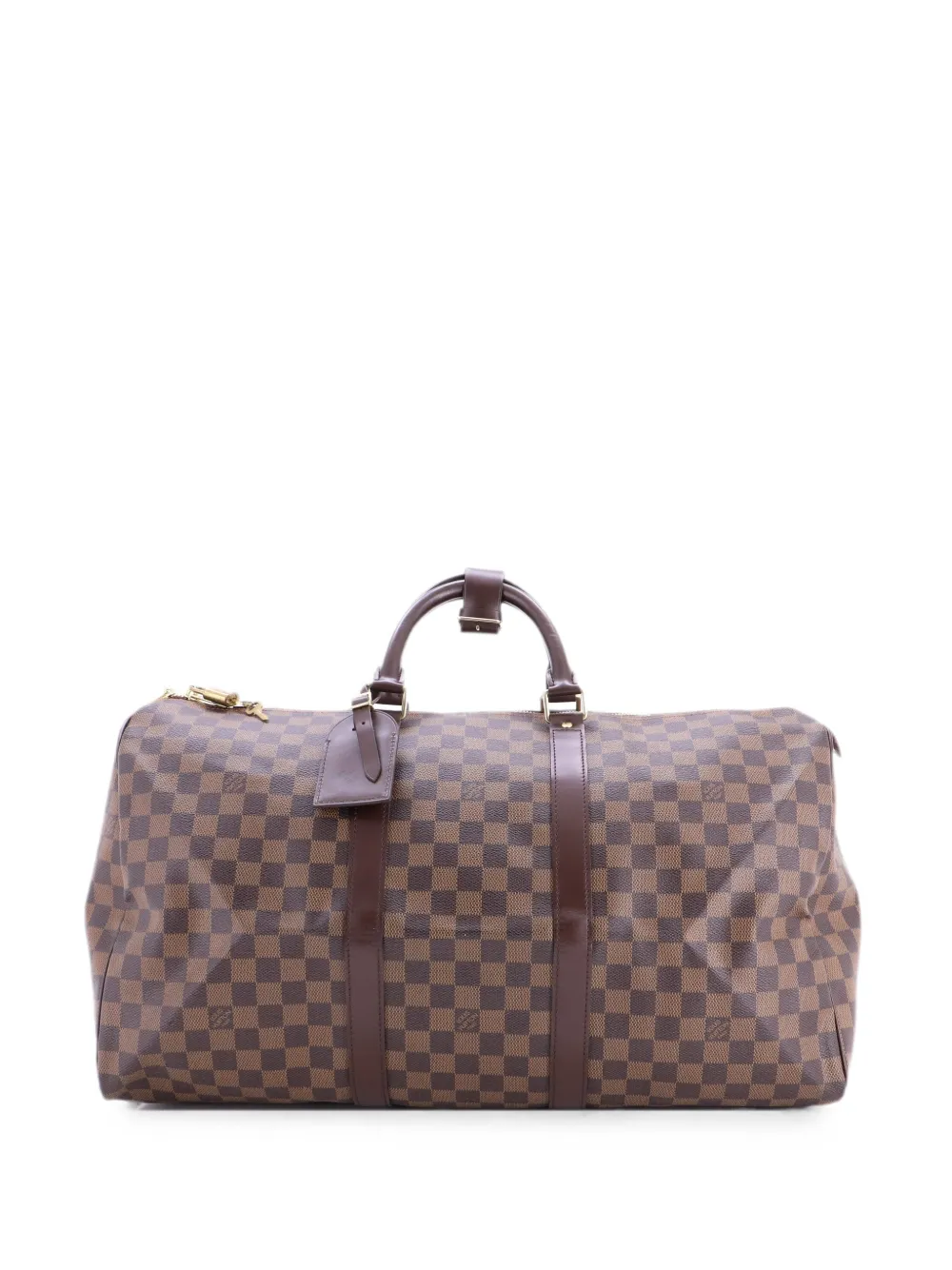 Louis Vuitton Pre-Owned Borsa da viaggio Keepall Damier 50 - Marrone