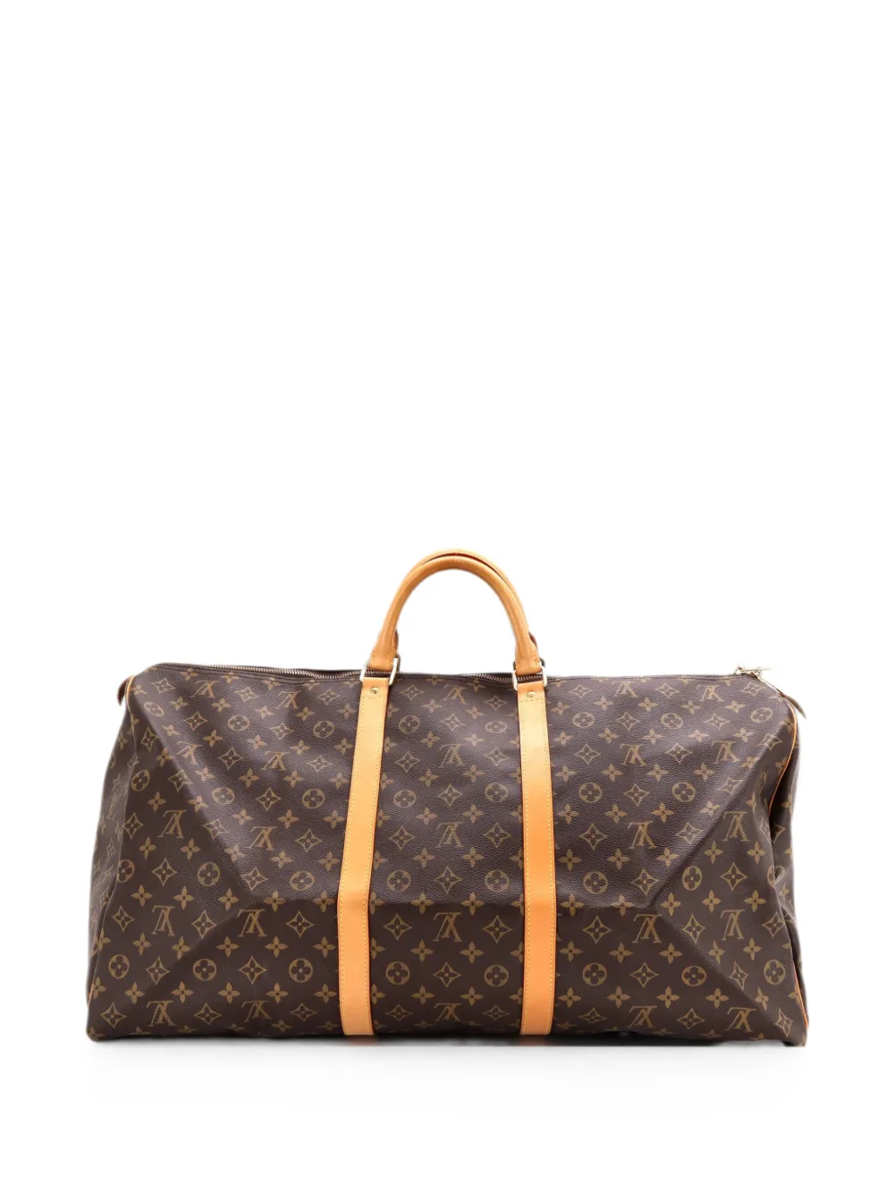 Louis Vuitton Pre-Owned Borsa da viaggio Keepall 60 in tela con monogramma - Marrone