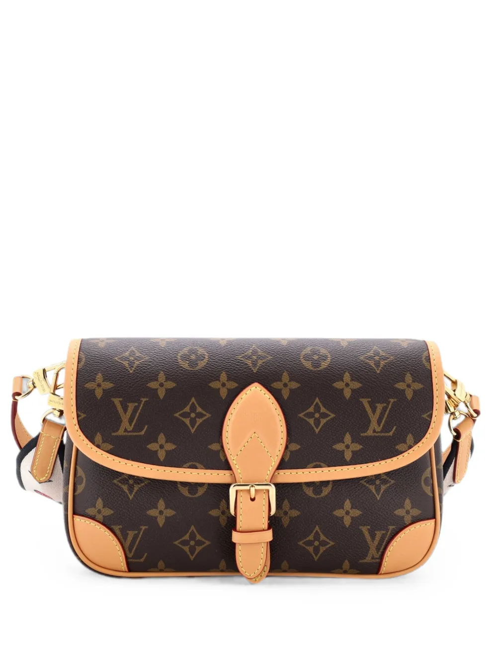 Louis Vuitton Pre-Owned Borsa a tracolla Diane NM in tela con monogramma - Marrone