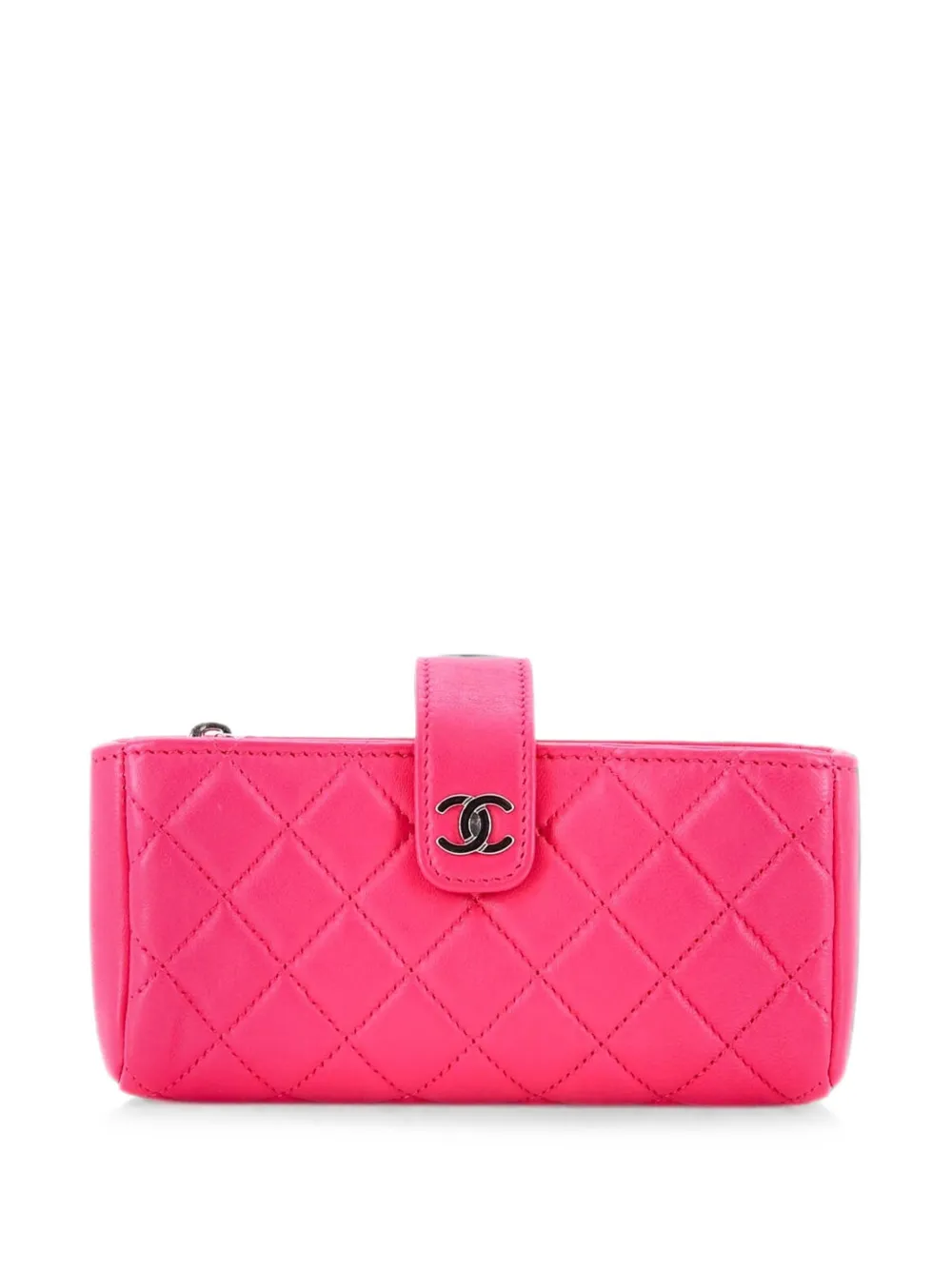 CHANEL Pre-Owned Clutch in pelle di agnello matelassé - Rosa