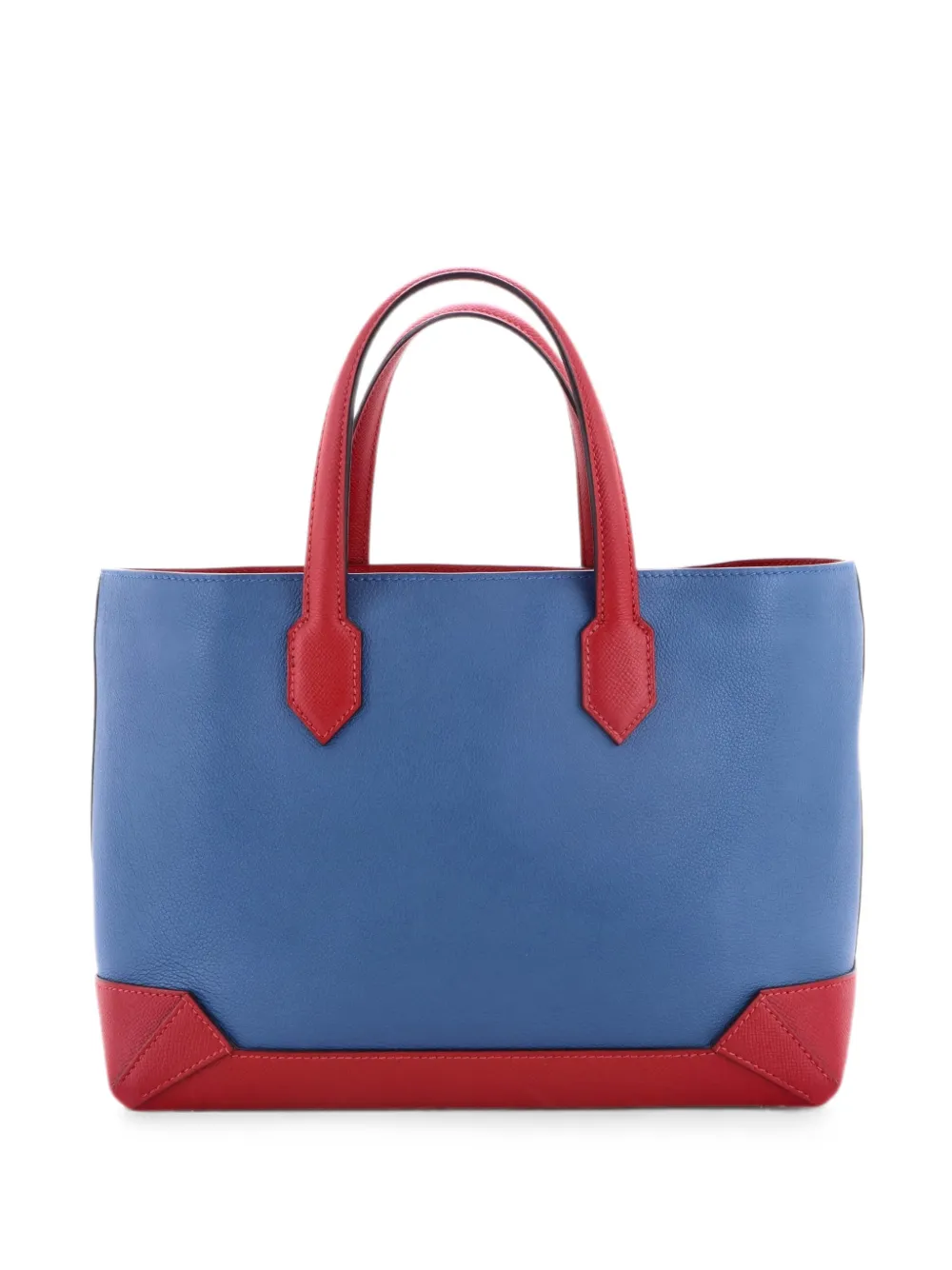 Hermès Pre-Owned Borsa tote Maxibox Cabas Evercolor in pelle Epsom 30 - Blu