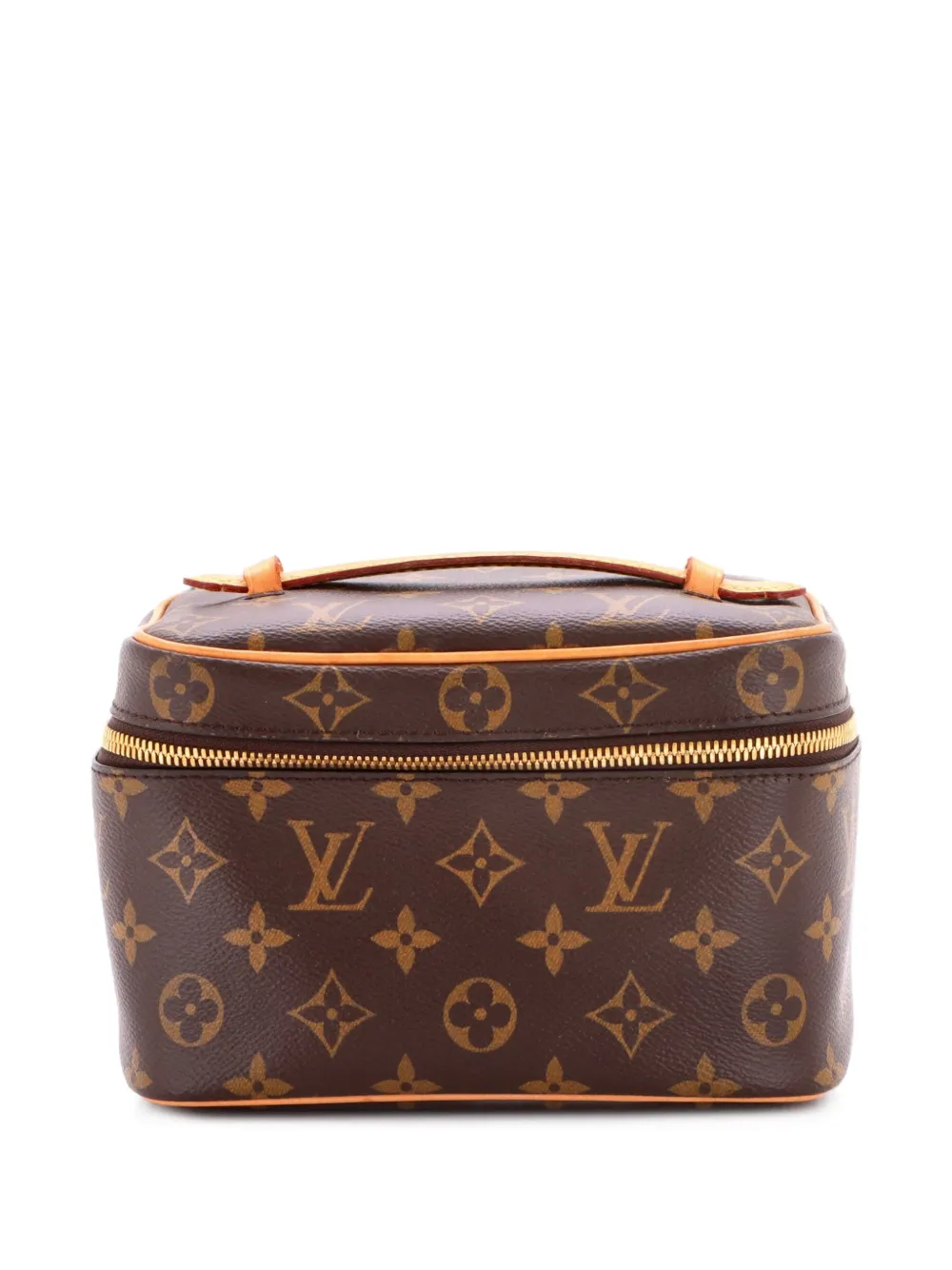 Louis Vuitton Pre-Owned Pouch Nice Vanity mini in tela con monogramma - Marrone