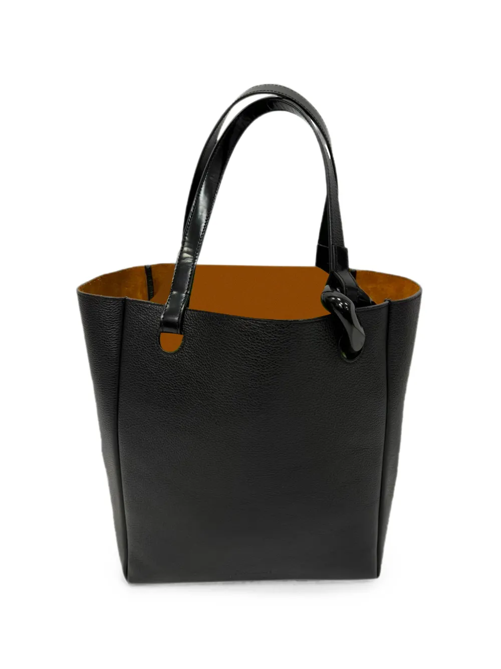 JW Anderson 2020s Corner leather tote bag - Black