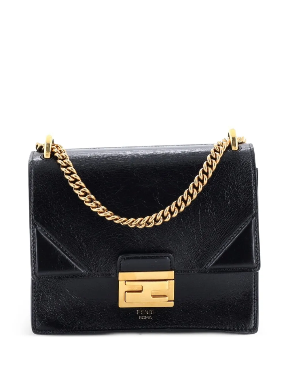 Fendi Pre-Owned Kleine Kan U Schultertasche - Schwarz