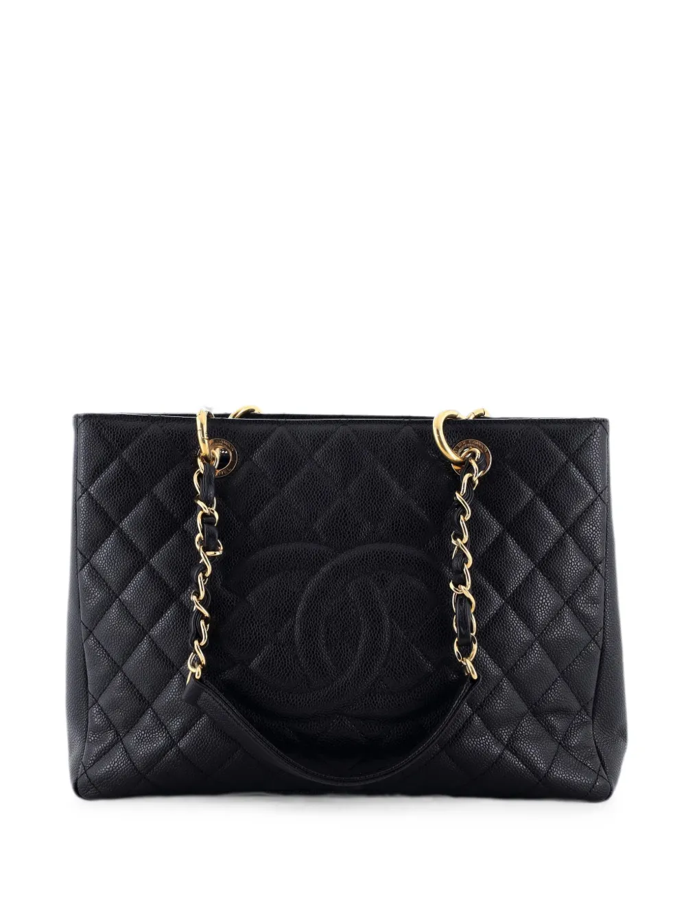 CHANEL Pre-Owned Grand Shopping Quilted Caviar tote bag - Black