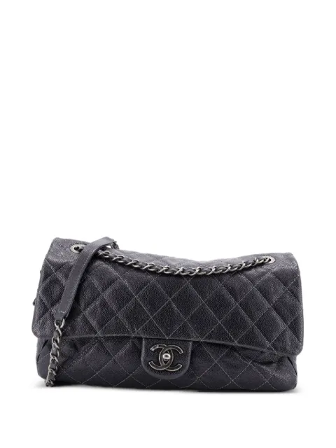 CHANEL Pre-Owned Easy Flap Bag Quilted Caviar Jumbo shoulder bag