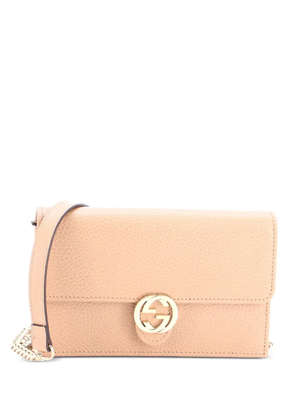 Gucci Pre-Owned Borsa a tracolla GG in pelle con catena - Toni neutri