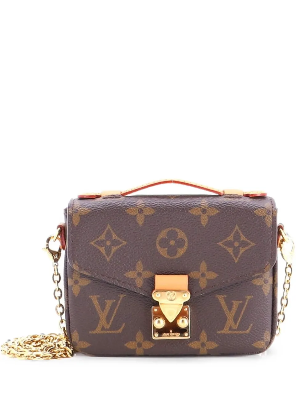 Louis Vuitton Pre-Owned Borsa a tracolla Micro Metis Monogram in tela - Marrone