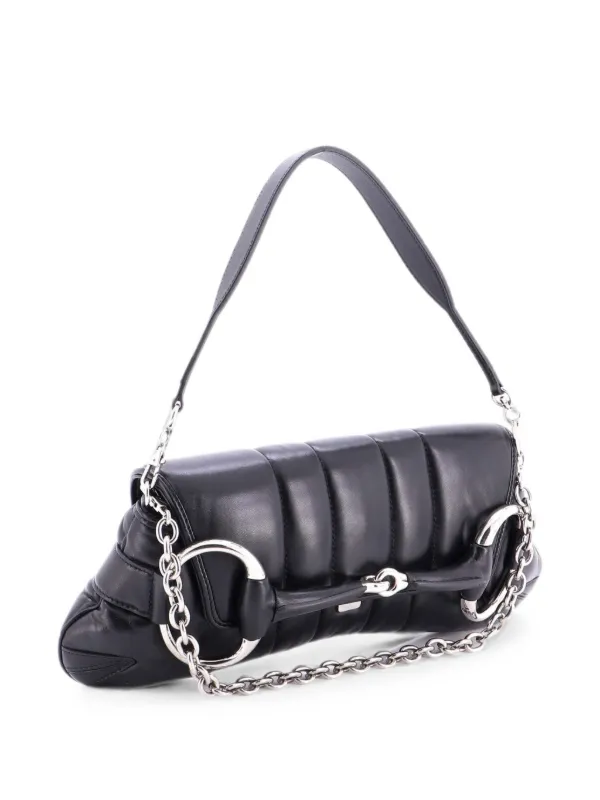 Gucci Pre-Owned ホースビット チェーン バーティカル キルティング