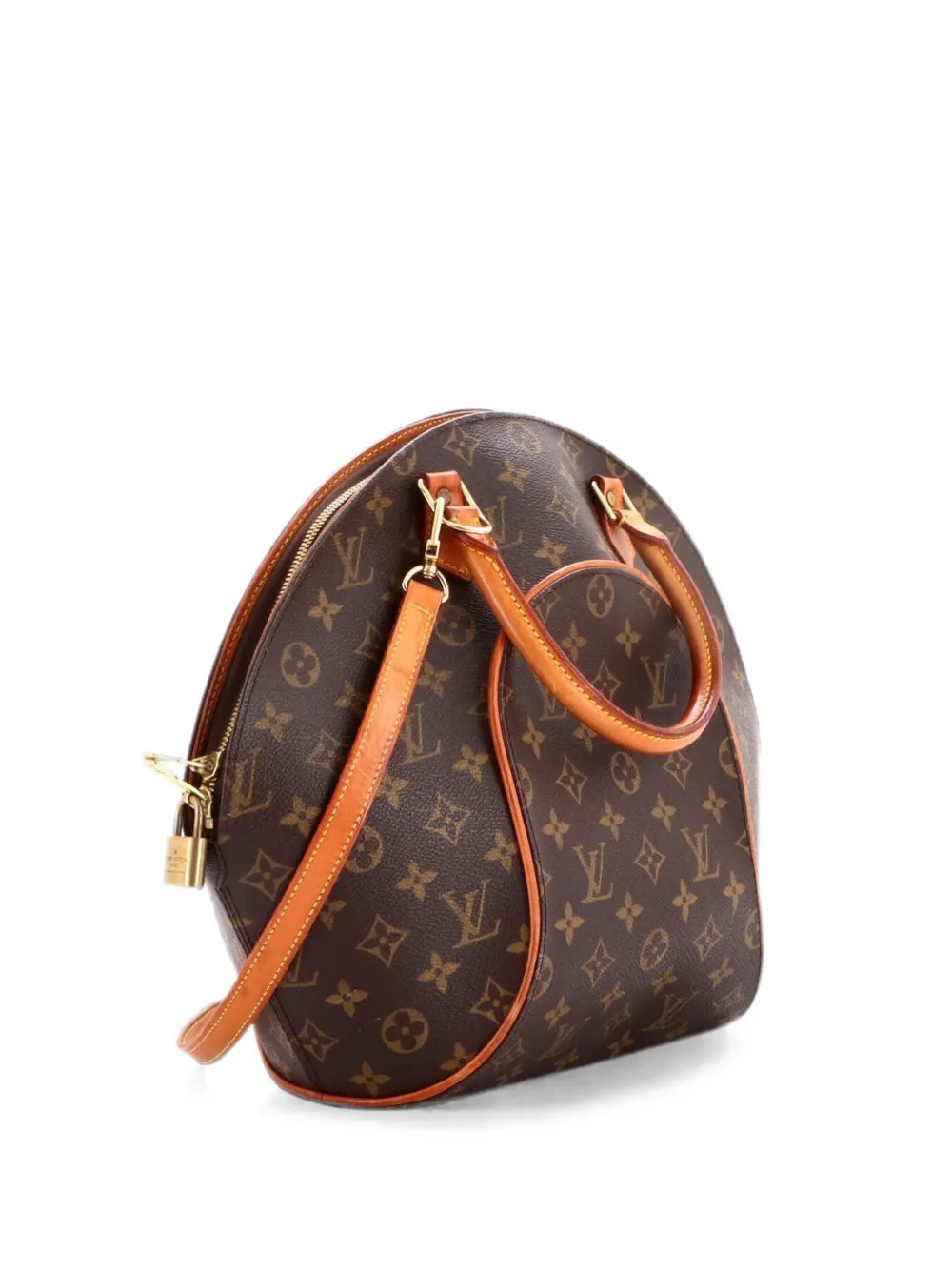Louis Vuitton Pre-Owned Ellipse Bag Monogram Canvas MM handbag - Braun