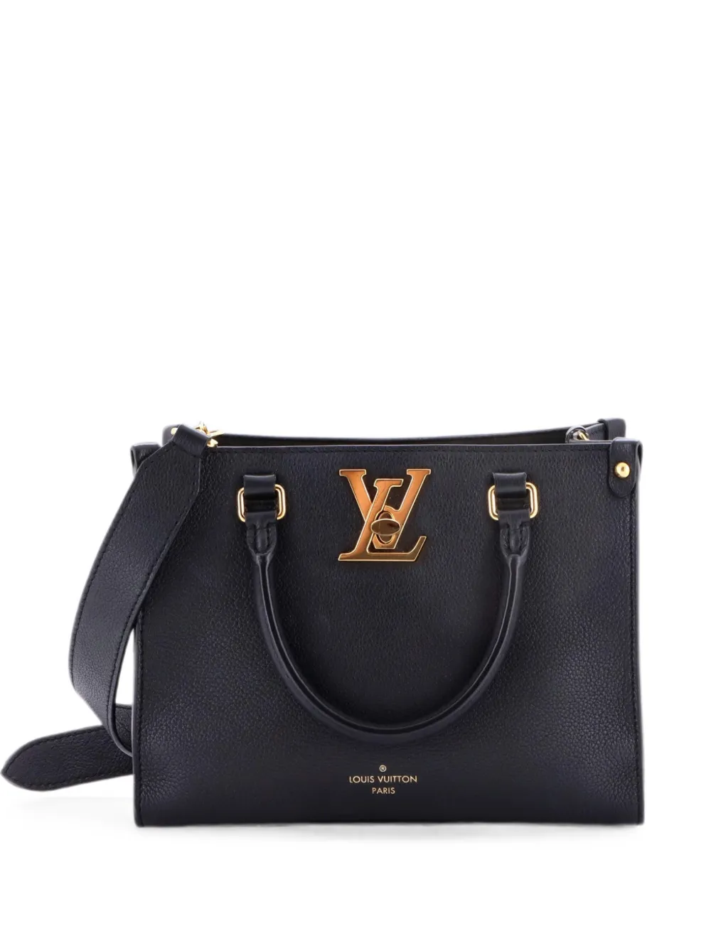 Louis Vuitton Pre-Owned Borsa tote Lock & Go in pelle - Nero
