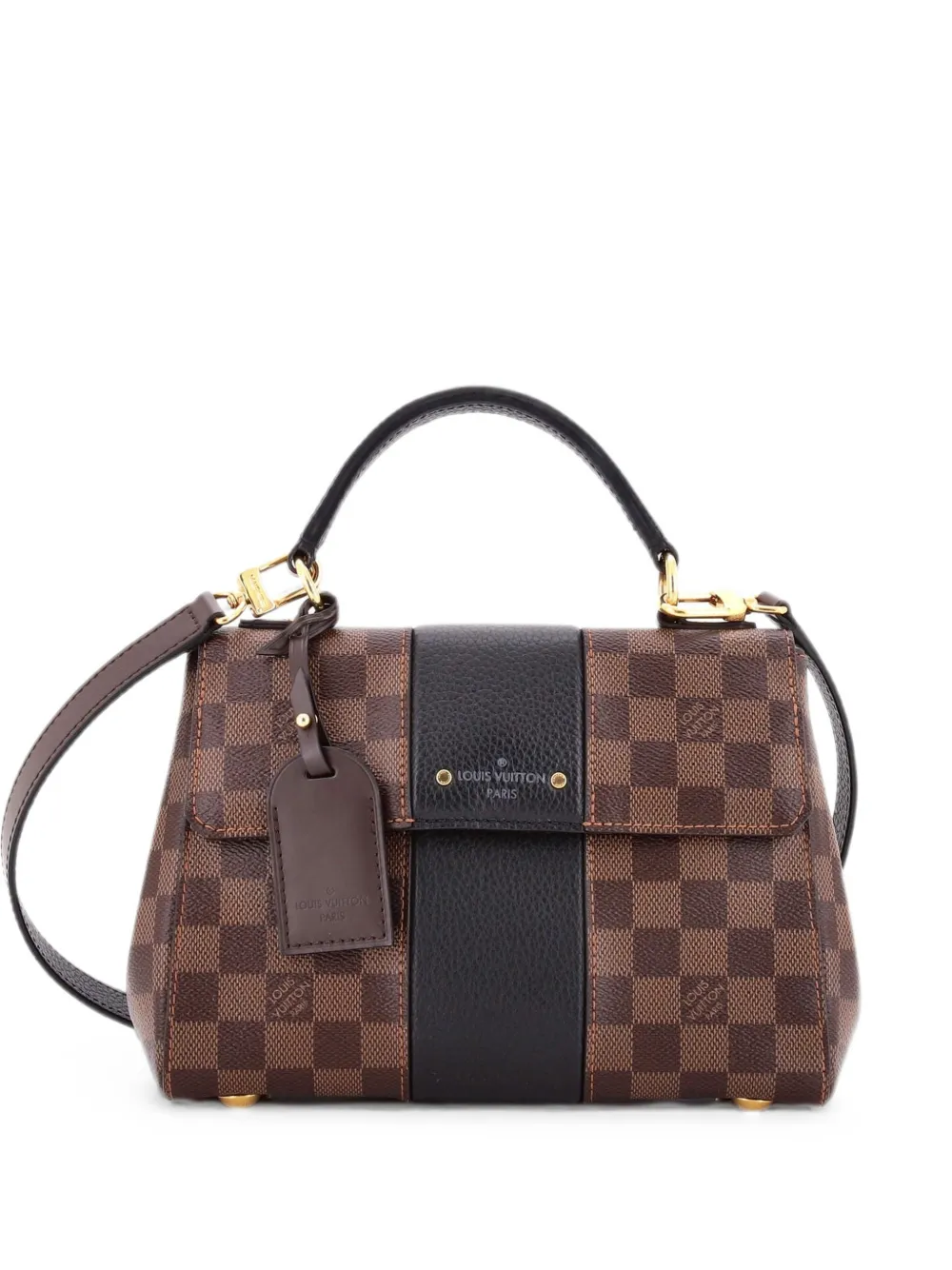 Louis Vuitton Pre-Owned Bond Street Handbag Damier with Leather BB satchel - Brown