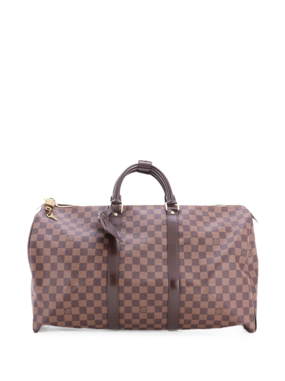Louis Vuitton Pre-Owned Keepall Bag Damier 50 - Marrone