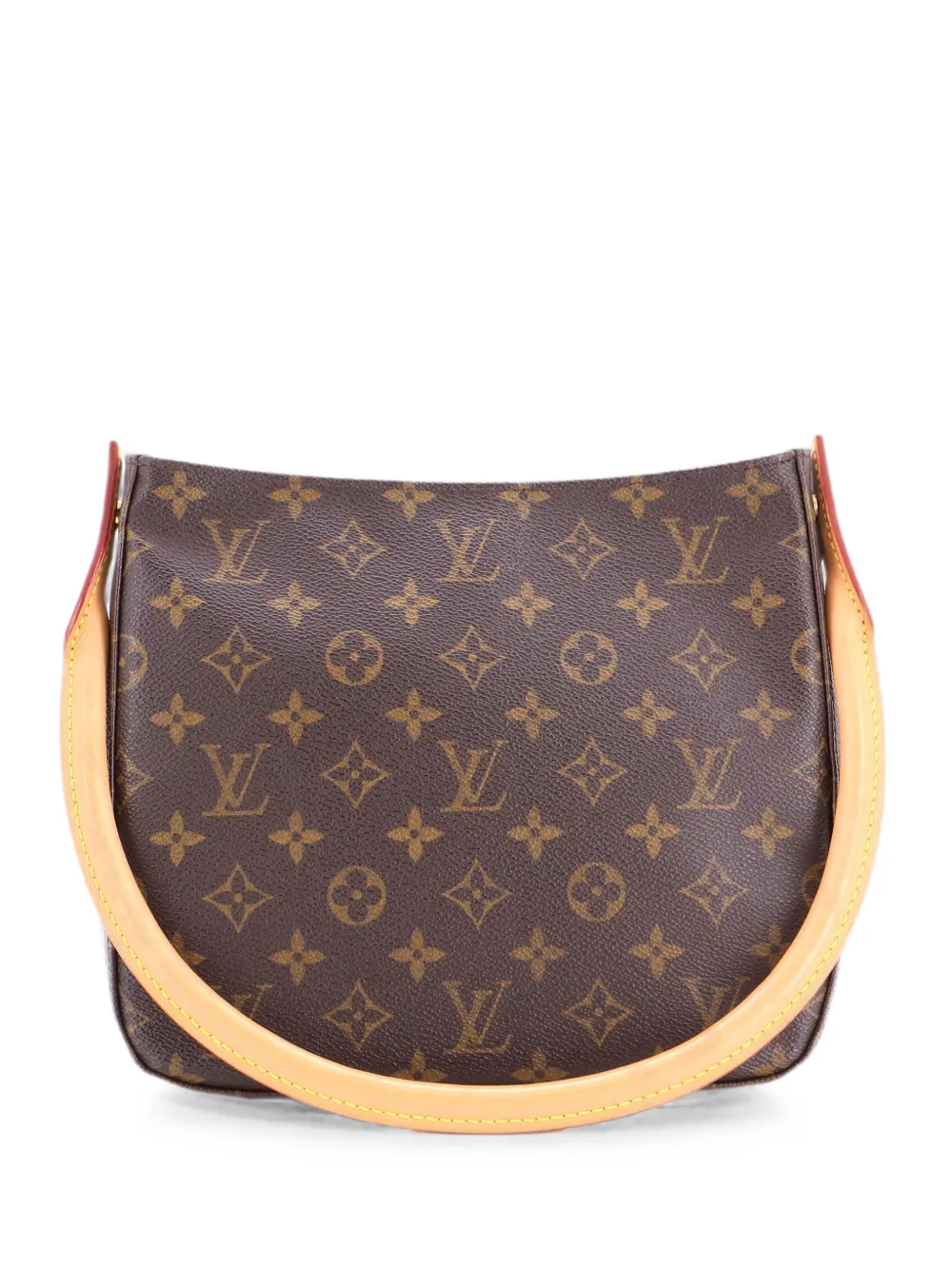 Louis Vuitton Pre-Owned Borsa a mano Looping MM in tela con monogramma - Marrone