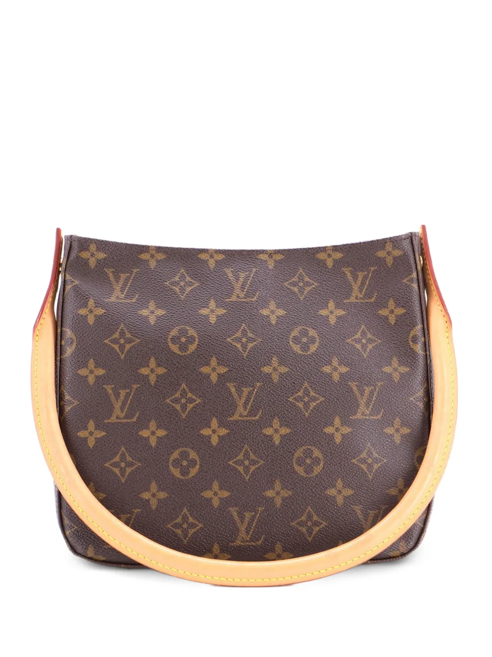 Louis Vuitton Pre-Owned Borsa a mano Looping MM in tela con monogramma - Marrone