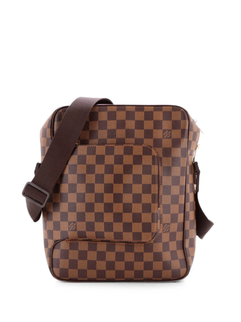 Louis Vuitton Pre-Owned Borsa a tracolla Olav Damier MM - Marrone