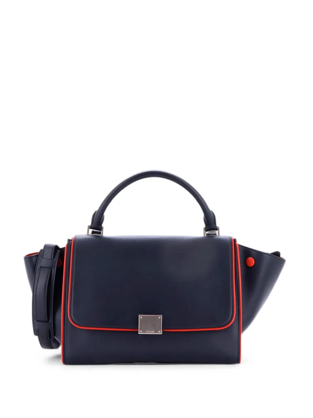 Celine Pre-Owned Borsa a tracolla Trapeze piccola in pelle - Blu