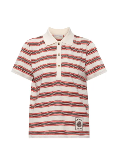 Moncler polo a rayas con manga corta
