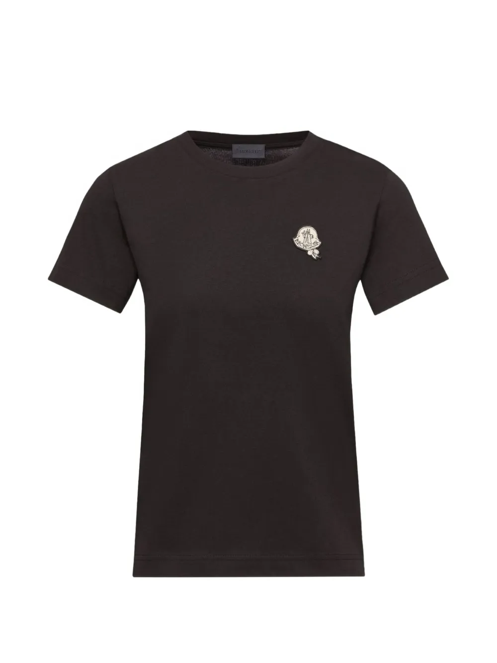 Moncler T-shirt met logopatch Zwart