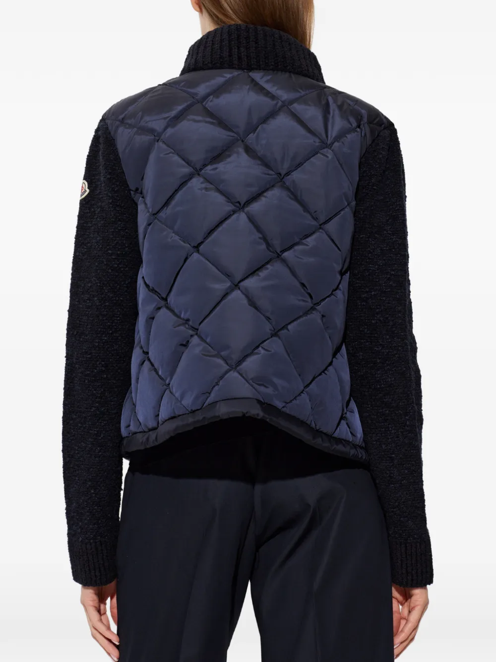 Moncler Jack met vlakken Blauw