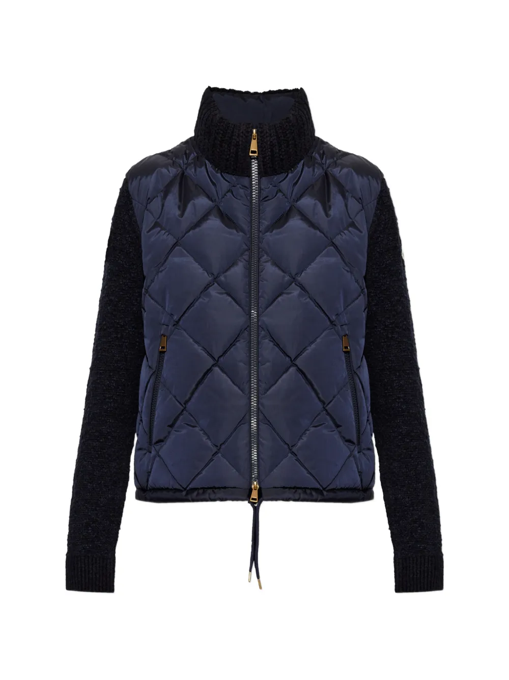Moncler Jack met vlakken Blauw