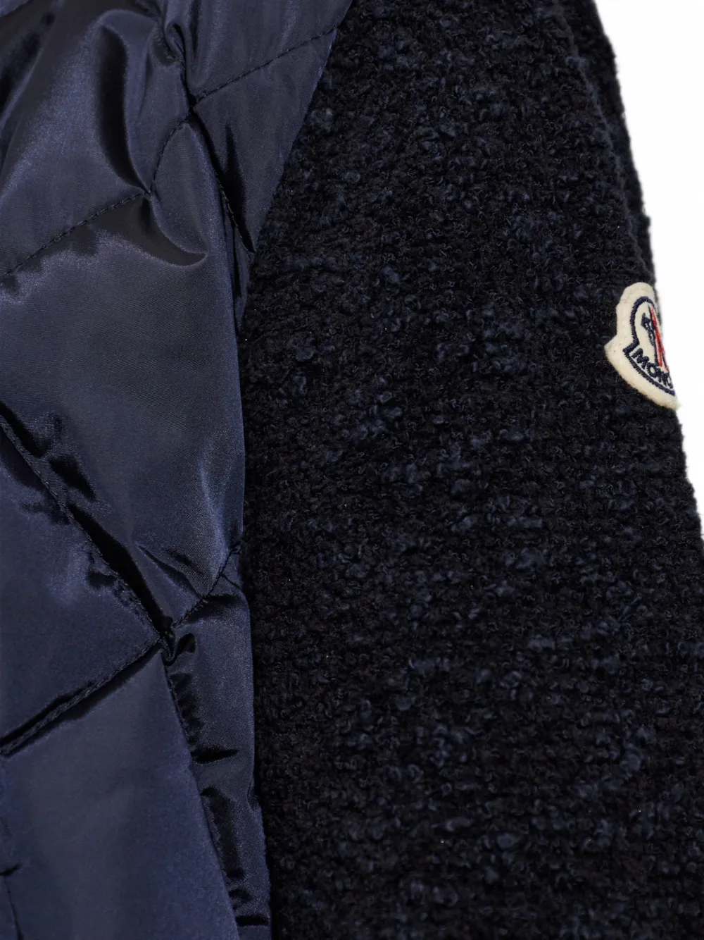 Moncler Jack met vlakken Blauw