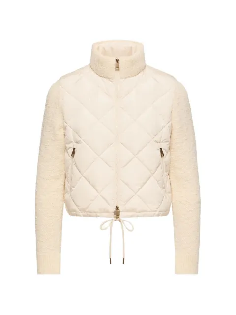Moncler Jacke mit gesteppten Einsätzen