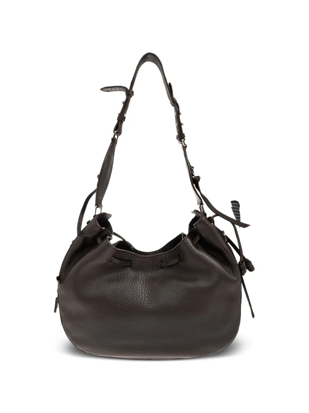 ISABEL MARANT Bolton Hobo leren schoudertas Bruin