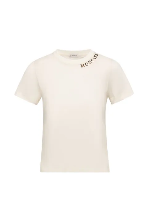 Moncler logo-embroidered T-shirt