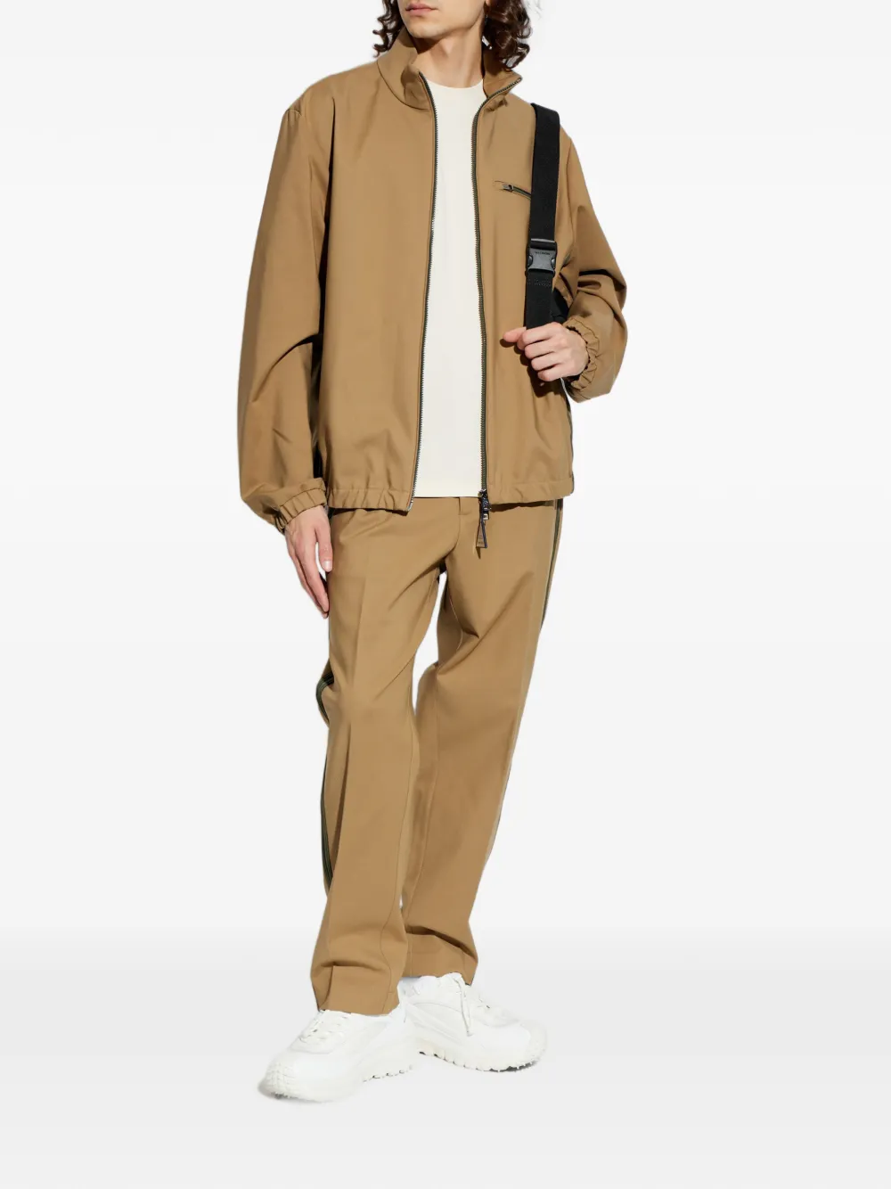 Moncler Fourioun jack met rits Beige