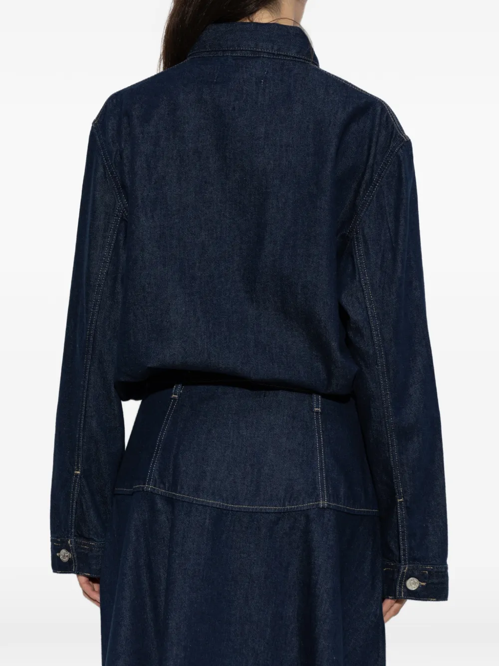 SAMSOE Sanana denim jack Blauw