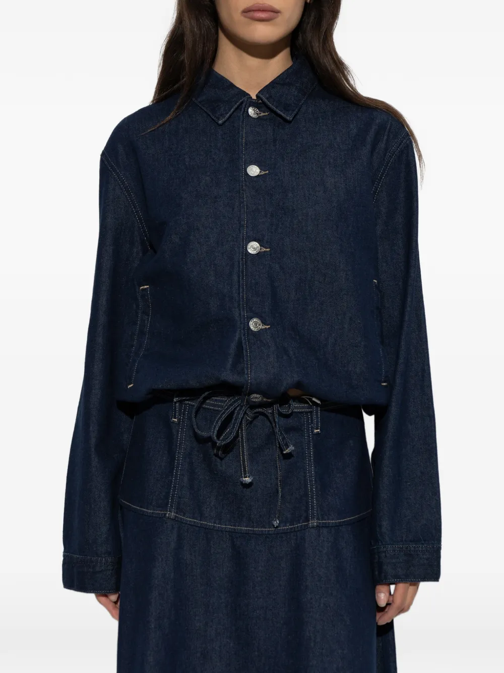 SAMSOE Sanana denim jack Blauw