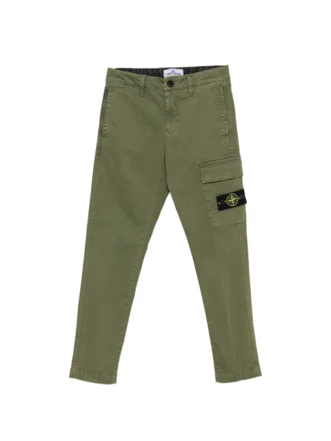 Stone Island Junior logo-patch cargo pants