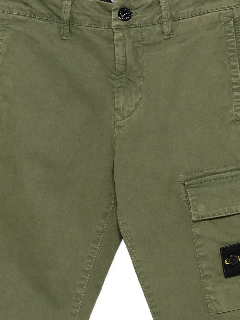 Stone Island Junior Broek met logopatch Groen
