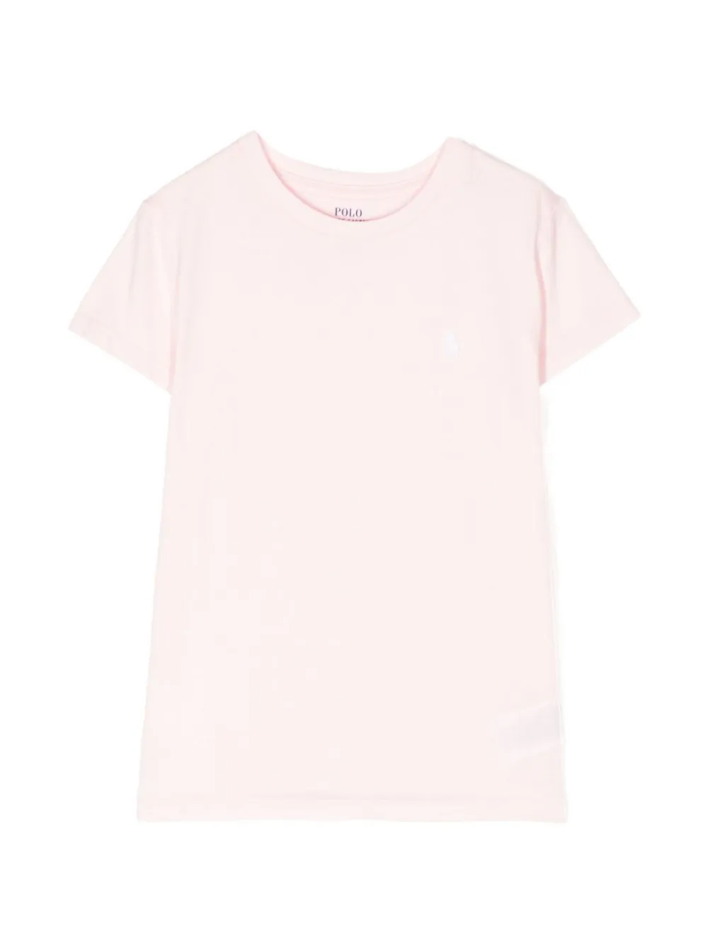 POLO RALPH LAUREN KIDS logo-embroidered T-shirt - Rosa