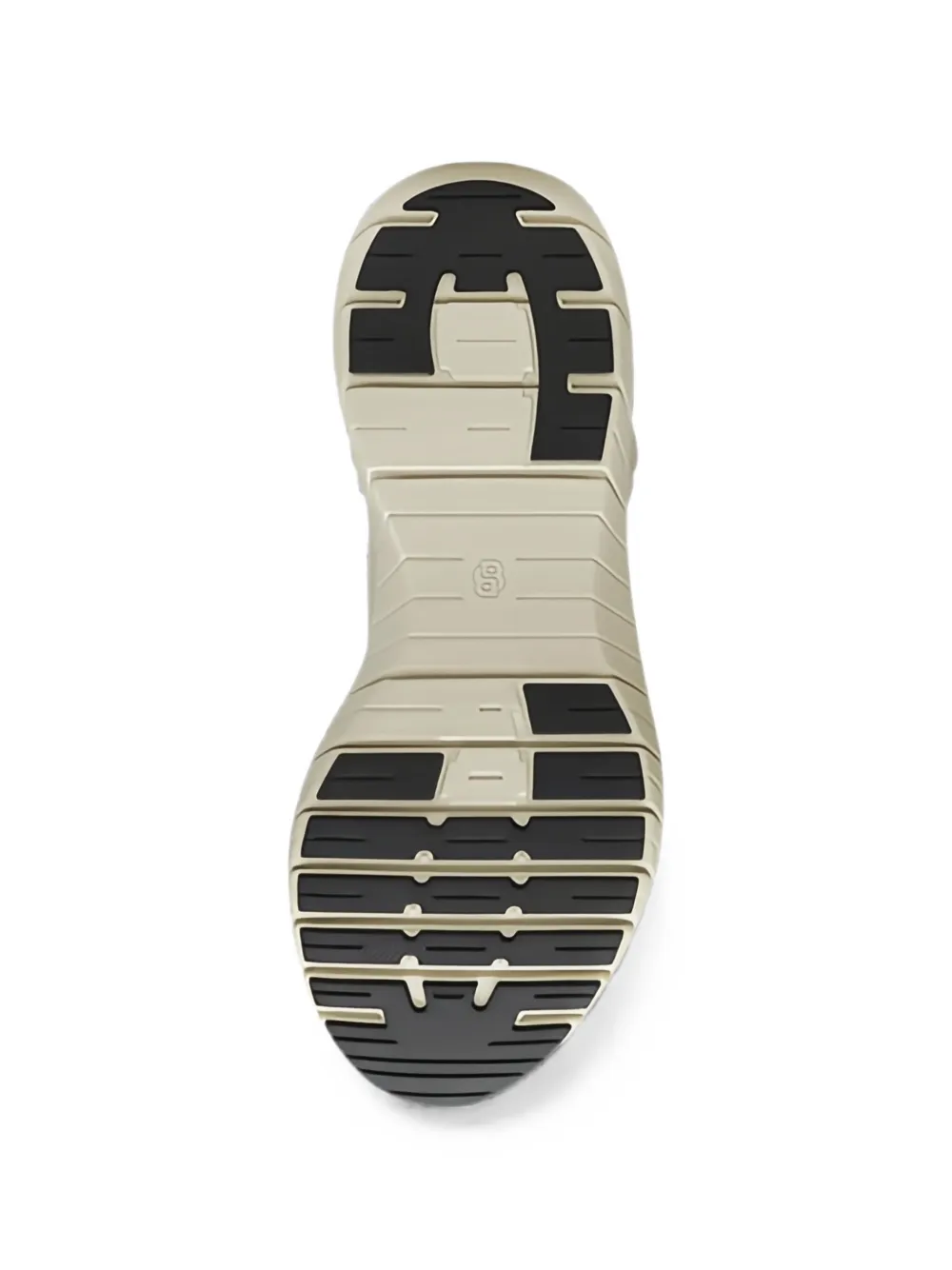 BOSS low-top panelled sneakers Beige