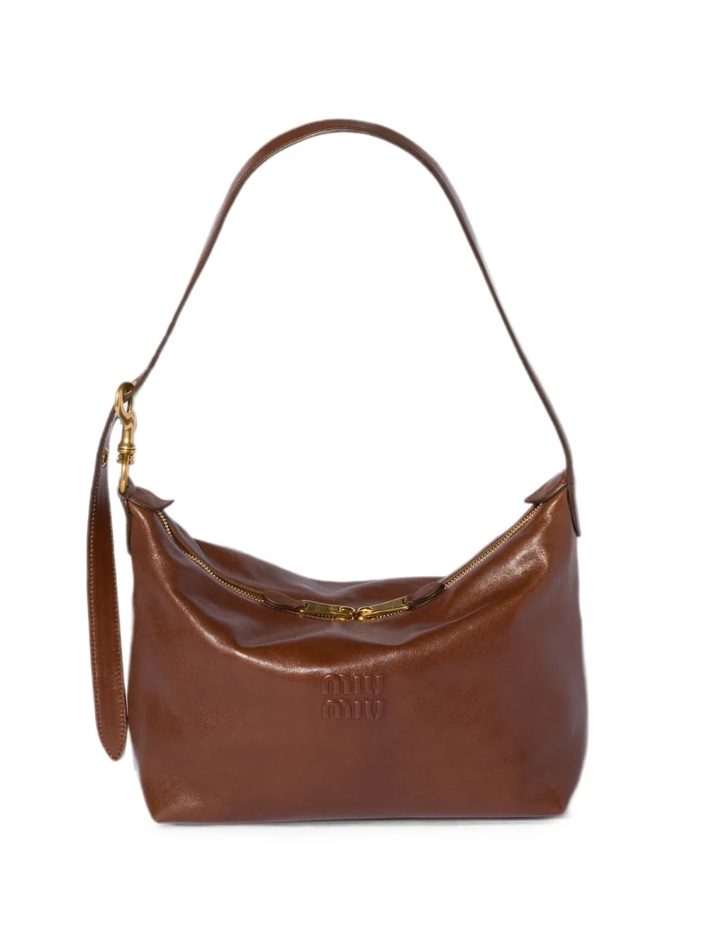 Miu Miu nappa leather bag - Brown