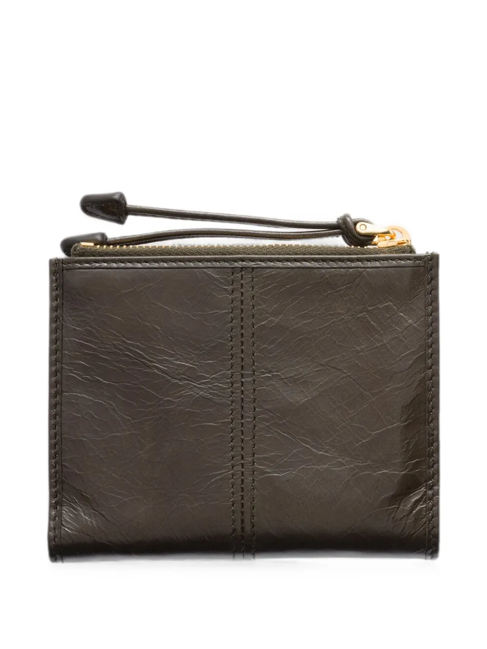 Prada Leren portemonnee Groen