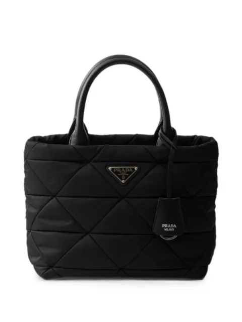 Prada cabas Re-Nylon à design matelassé
